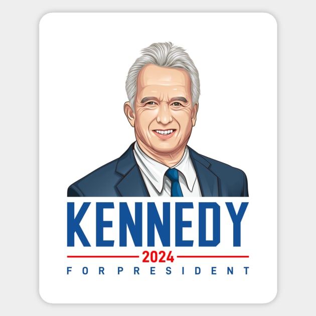 Kennedy 2024 For President, Rfk Jr 2024 Sticker by idjie